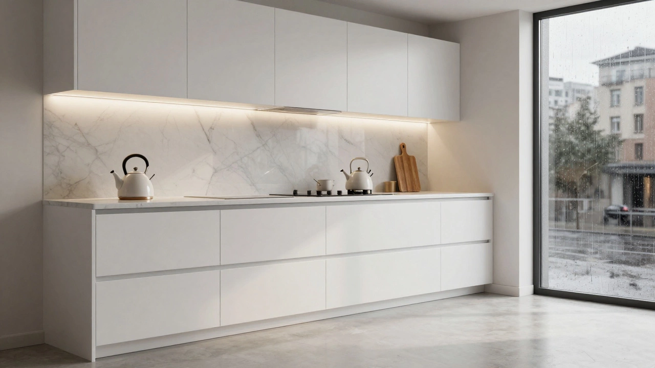 Какие могут быть фасады для кухни: популярные материалы и дизайны 2025 года