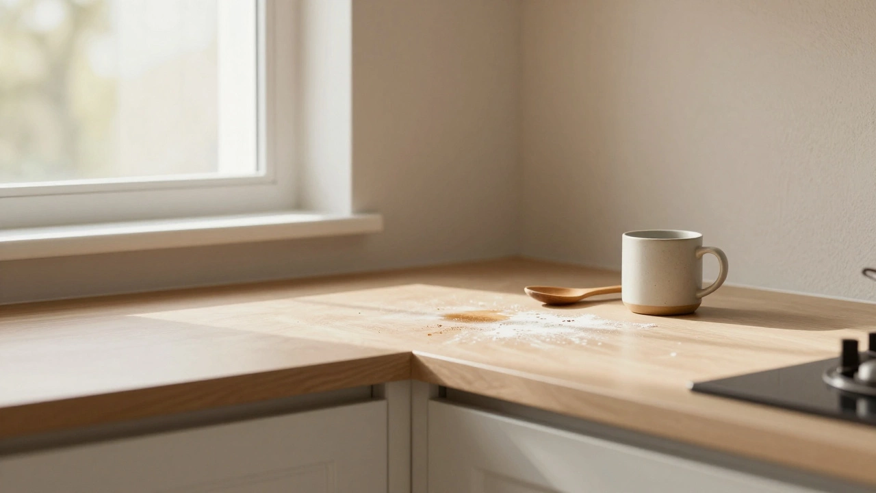 На каком цвете мебели для кухни меньше всего видна грязь: практичные решения