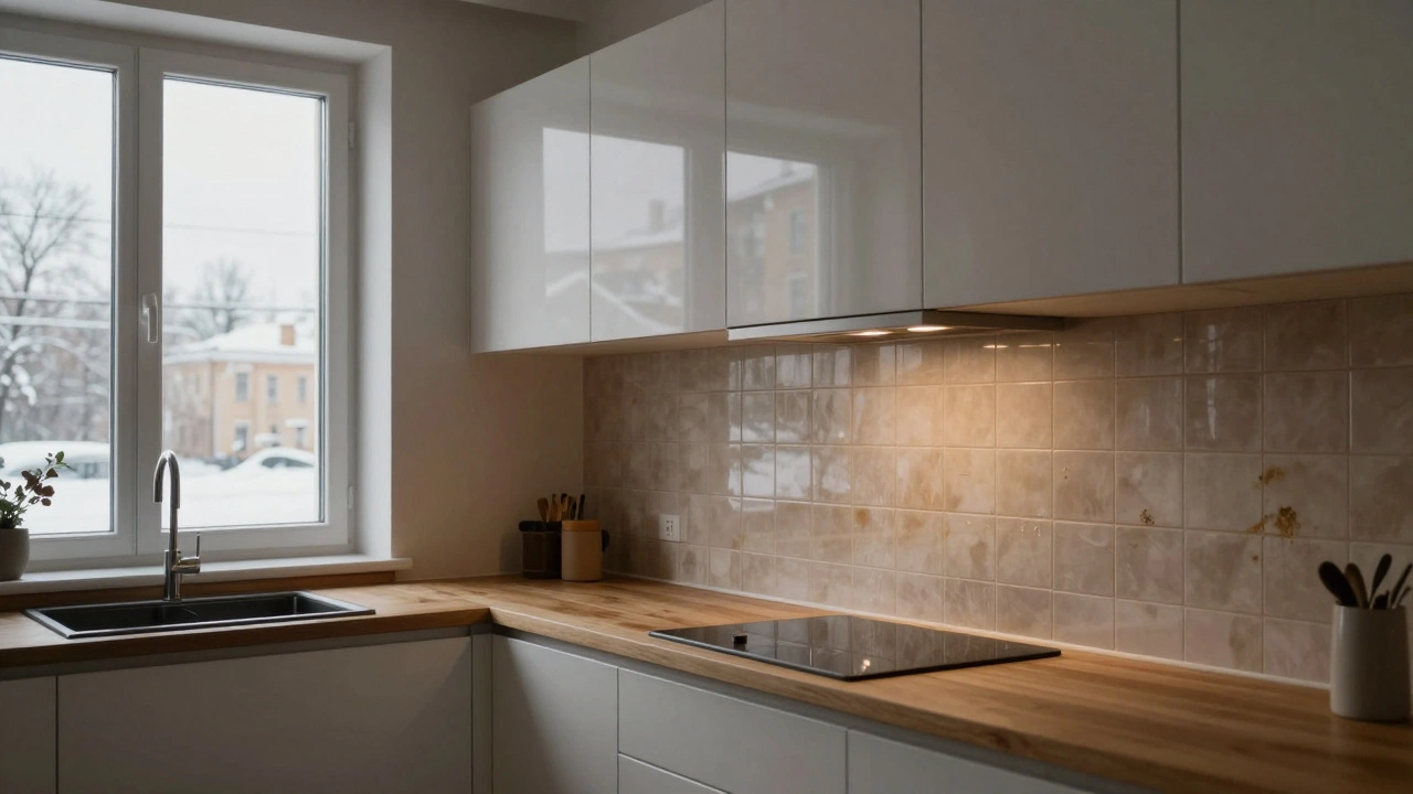 Какой шкаф лучше для кухни: глянцевый или матовый?