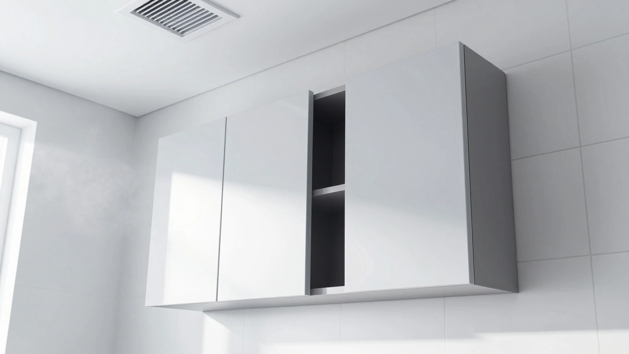 Установка ванной мебели с зазором от стены для вентиляции